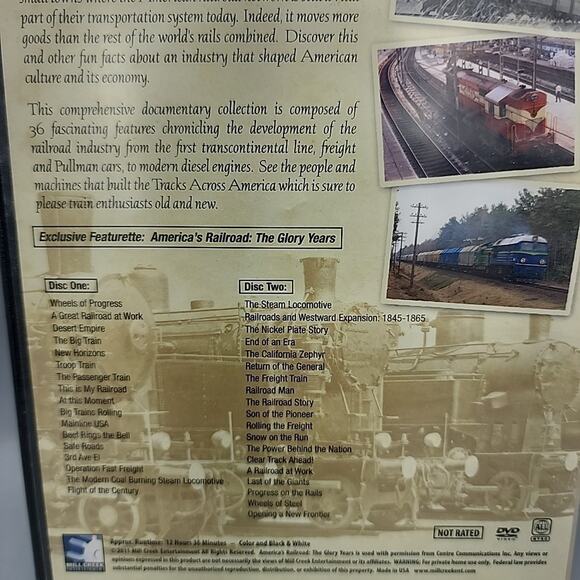 Railroads: Tracks Across America (DVD, 2010, 2-Disc Set) Brand New - Picture 4 of 8